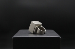 Serge Manzon's ring, back view
