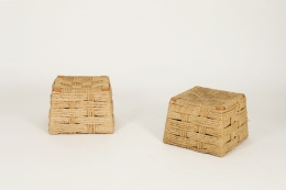 Image of Audoux-Minet Pair of stools, c.1970