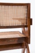 Pierre Jeanneret's "Classroom" chair, detailed view of the back