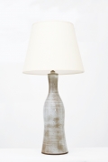 Jeanne & Norbert Pierlot's ceramic table lamp full straight view