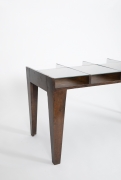 Pierre Jeanneret's console, cropped view of side of the table from above