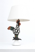 Roger Capron's "Coq" table lamp view two