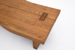 Maison Regain's coffee table, detailed view of top