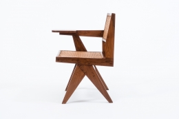 Pierre Jeanneret's "Classroom" chair side view