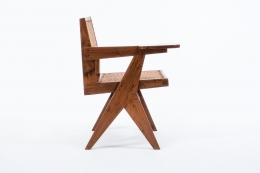 Pierre Jeanneret's "Classroom" chair side view