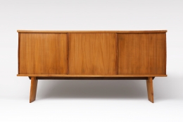 Charlotte Perriand & Pierre Jeanneret's Sideboard, Equipement de la Maison, full straight view with both doors closed