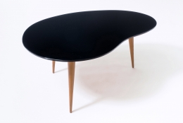 Jean Royère's free form coffee table, full view from above