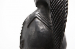 René Buthaud's mask detail of horn