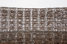 Forrest Myers' "Untitled" wire couch, detailed view of wire