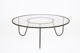 Mathieu Mategot's "Bellevue" table, full view from above