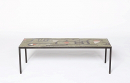 André Borderie's coffee table straight view