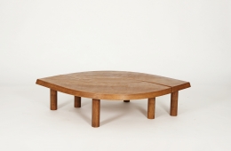 Image of Pierre Chapo "T22C" coffee table, c. 1970