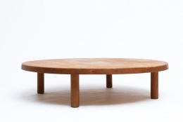 Pierre Chapo's "T02P" coffee table straight view