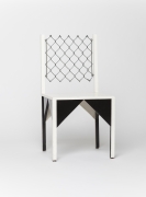 Paul Ludick's "Apartheid" chair, diagonal view