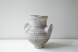 Image of Roger Capron "Vase a oreille" vase, c.1960