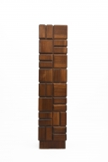 Momcilo Milovanovic's wooden sculpture straight front view