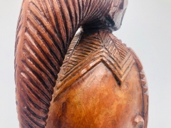 René Buthaud's mask detail of horn