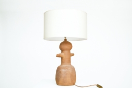 Claude & Jean Bersoux's table lamp, back diagonal view
