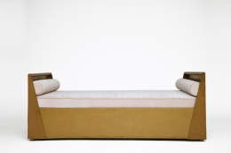 René Prou's daybed, full straight view