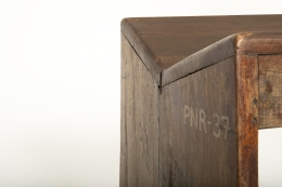 Pierre Jeanneret's stool, detailed view