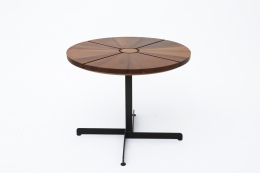 Charlotte Perriand's "Soleil" adjustable table, straight full view