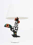 Roger Capron's "Coq" table lamp view three