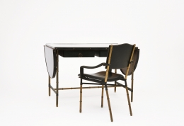 Jacques Adnet chair and desk installation image