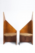 Hervé Baley's large chairs front views