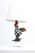 Roger Capron's "Coq" table lamp view one