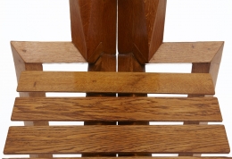 Dominique Zimbacca's "Sculpture" chair, detailed view of the seat