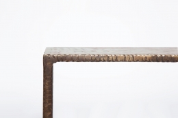 Costa Coulentianos' coffee table detailed view of edge