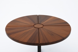 Charlotte Perriand's "Soleil" adjustable table, detailed view of top