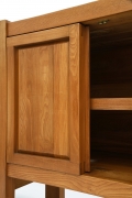 Pierre Chapo's "R16" sideboard detail of door and shelf