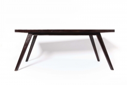 Pierre Jeanneret's dining table straight front view