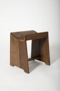 Pierre Jeanneret's stool, diagonal view