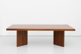 Pierre Jeanneret's Library table, full straight view from above